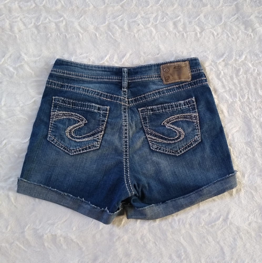 Silver Natsuki Shorts - Picture 3 of 8